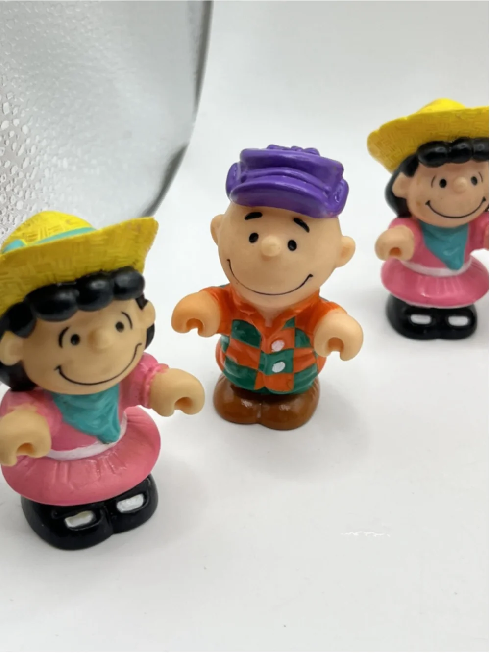 5 Vintage 1989 McDonald's Peanuts Snoopy Down on the Farm Happy Meal Cake Topper